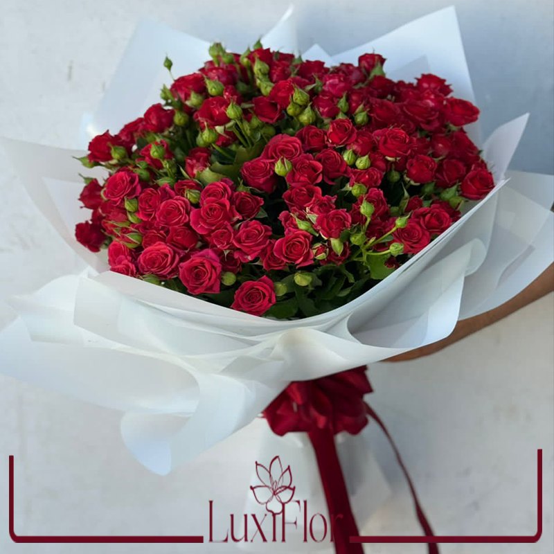 دسته گل رز بزرگ کد 49